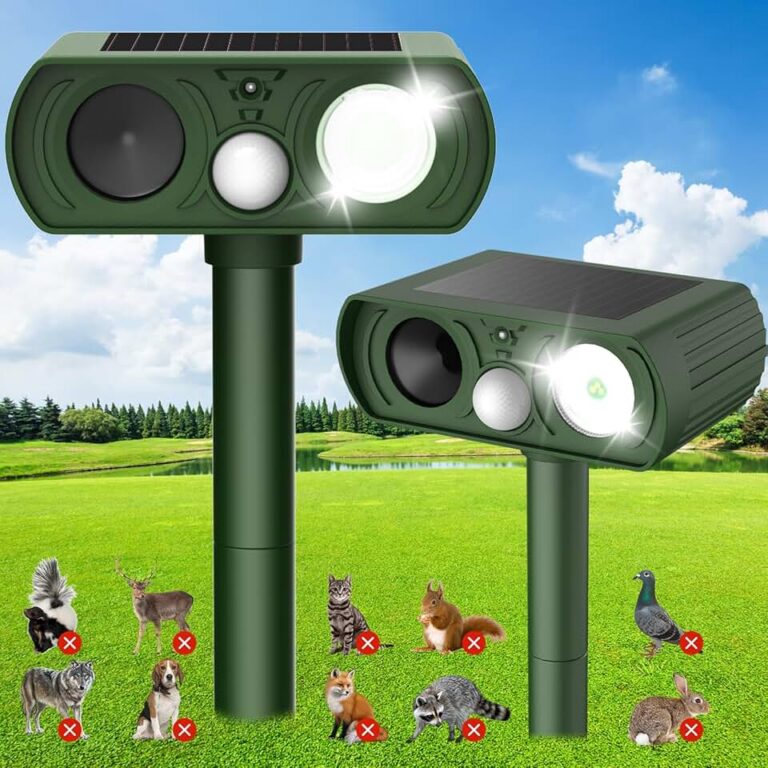 Solar Ultrasonic Animal Repellent