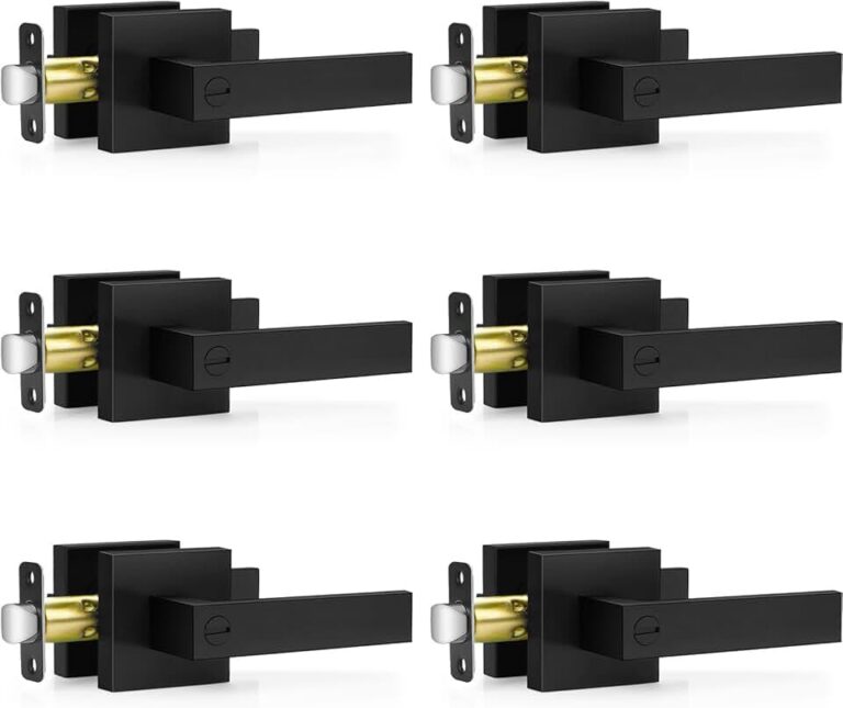 Plustool Matte Black Door Handles