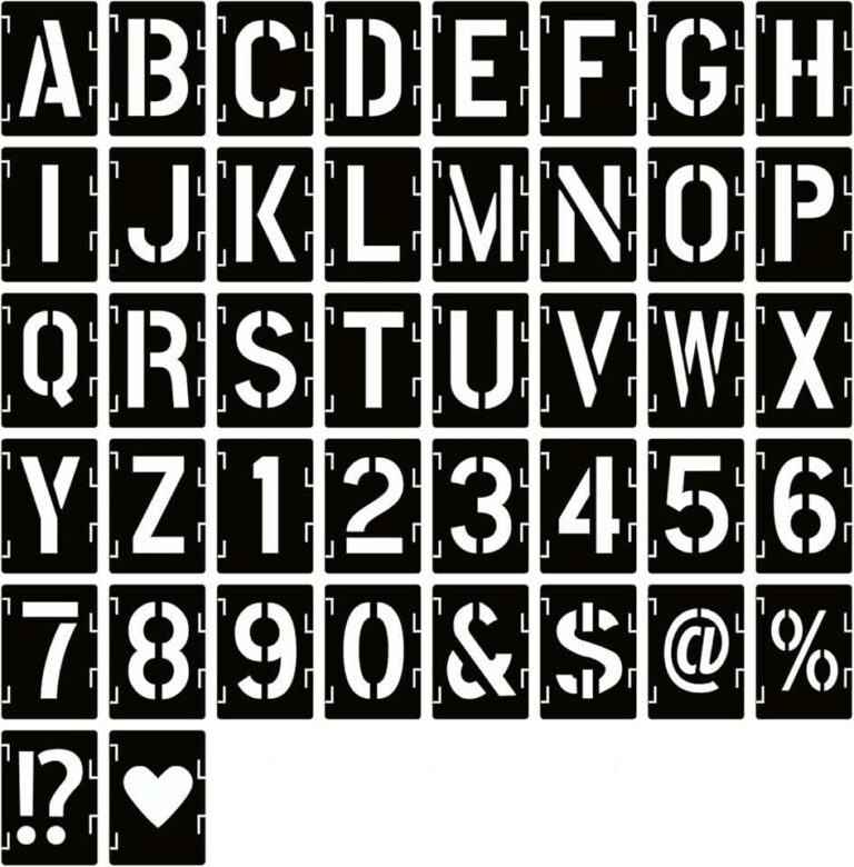 YEAJON Letter Stencils