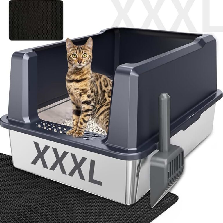 XXXL Stainless Steel Litter Box