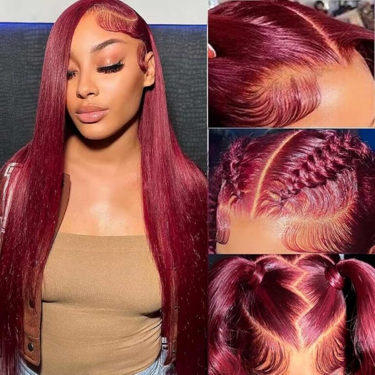Burgundy Lace Front Wig