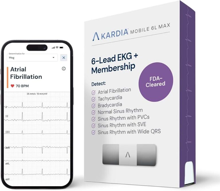 KardiaMobile 6L Max EKG Monitor